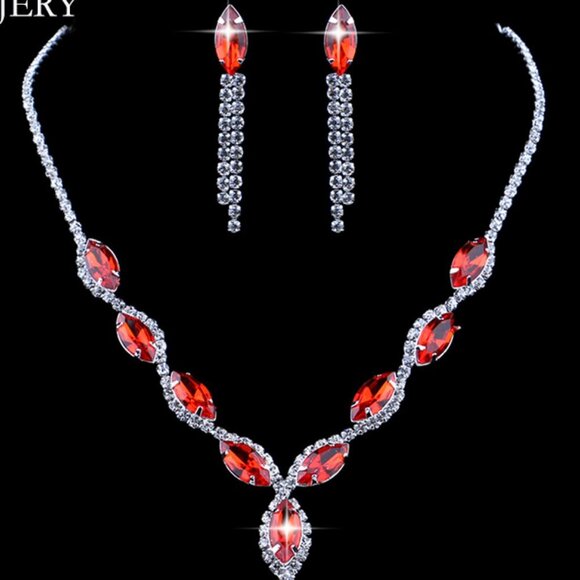 Fashion Necklace and Tassel Earring Set - Picture 3 of 4